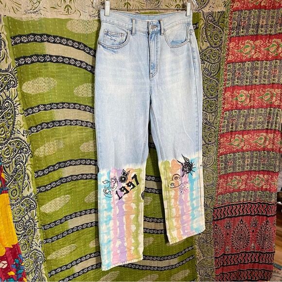 Urban Outfitters BDG High-Waisted Isabel Design Cowboy Jeans Size 28 - Picture 8 of 16